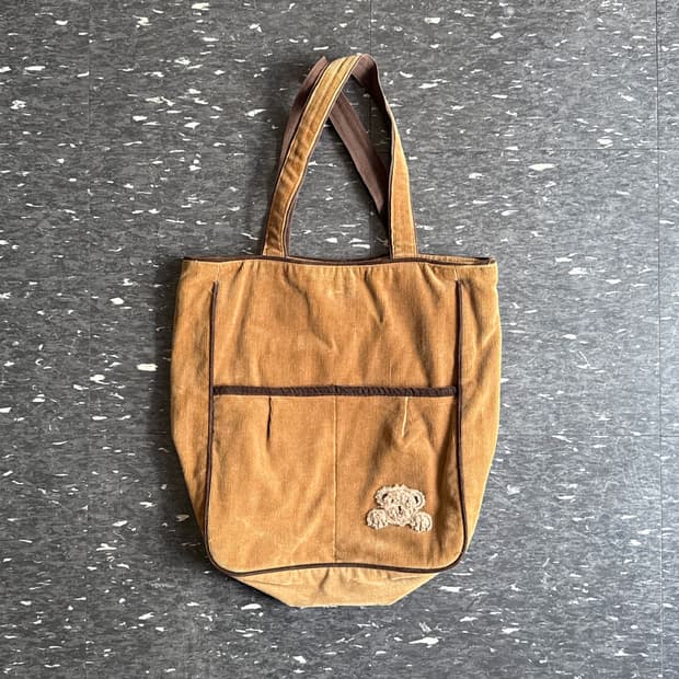테디 베어 토트백 (BROWN)