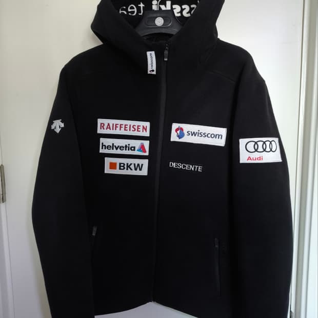110 데상트 아우디팀 스위스스키팀 플리스 후리스