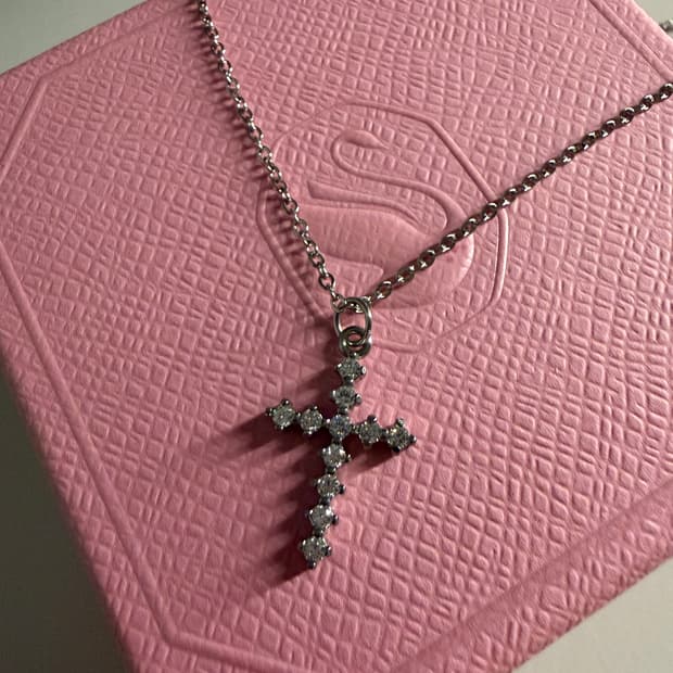 [새상품] 빈티지 십자가 목걸이