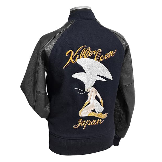 beauty:beast “sirene” varsity jacket