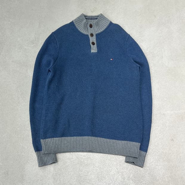 타미힐피거 반집업 니트 s09869