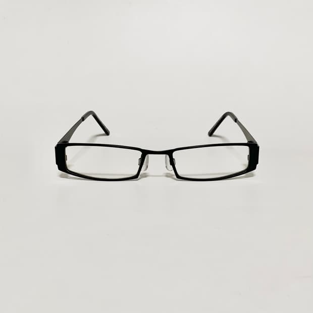 824 안경테 빈티지안경 데드스탁 슬림 사각 안경테 블랙 픽키