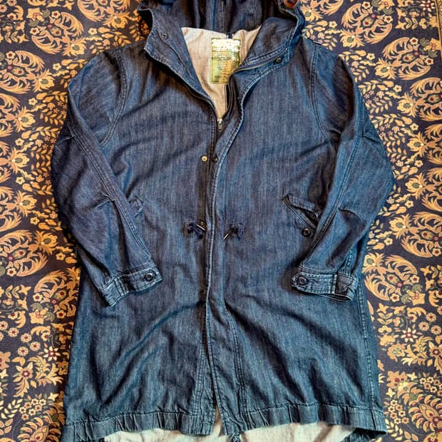 Back Number 데님 피쉬테일 파카