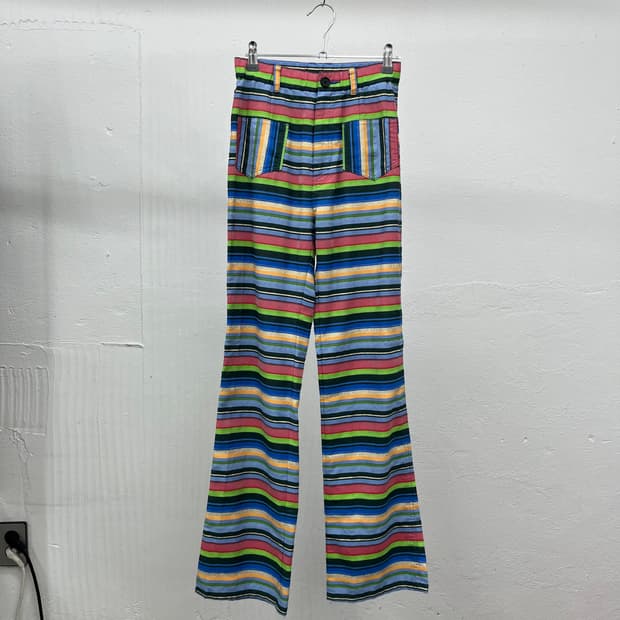 [26] HYSTERIC  GLITTER STRIPE FLARE 