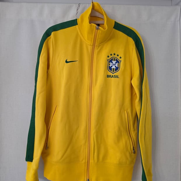 나이키 브라질 축구 국가대표팀 트랙 자켓_m사이즈