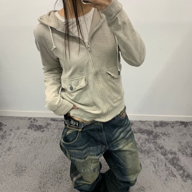 언더커버x유니클로 후드집업