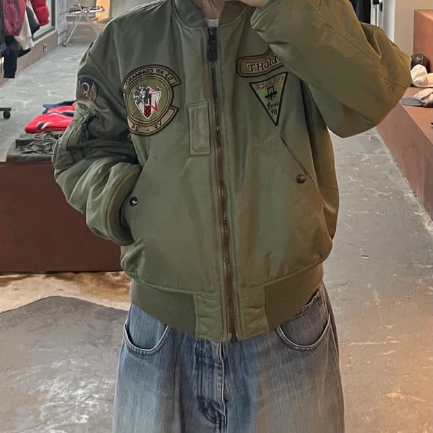 US에어포스 빈티지 MA-1 항공점퍼 H2344