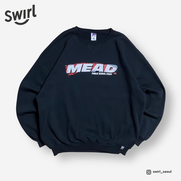 🌊Russell Black ”MEAD“ sweatshirts