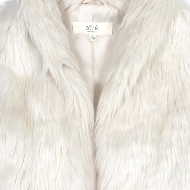 Athe Vanessa Bruno faux fur vest