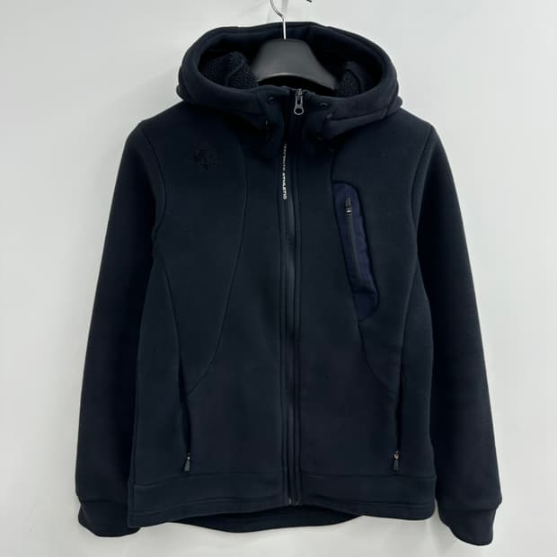 95 데상트 남자 안감 뽀글이 슬림핏 후리스 후드집업