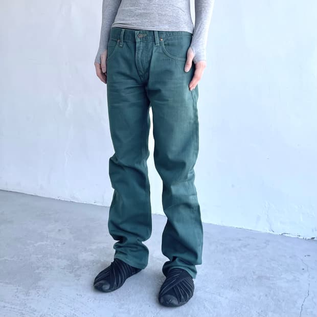 Lee 컬러 데님 팬츠