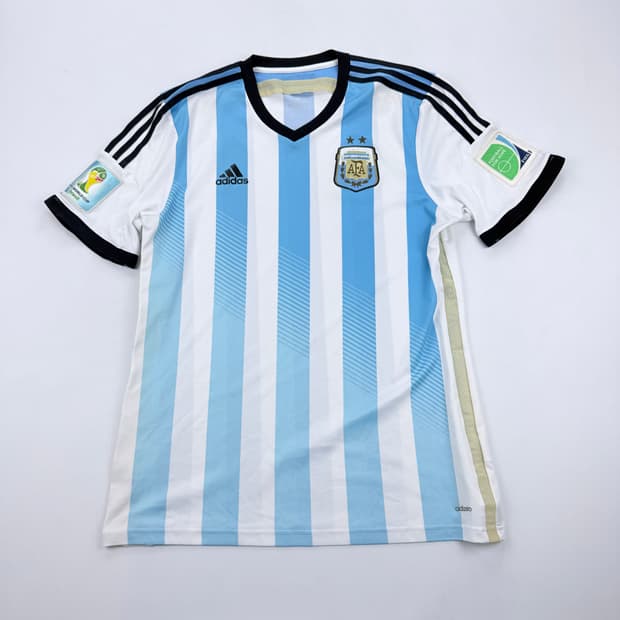 아디다스 14-15 아르헨티나 홈 반팔 축구유니폼 레플리카 월드컵패치