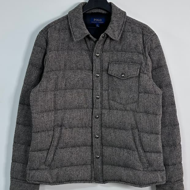 폴로 헤링본 셔츠 다운 자켓(va.12)