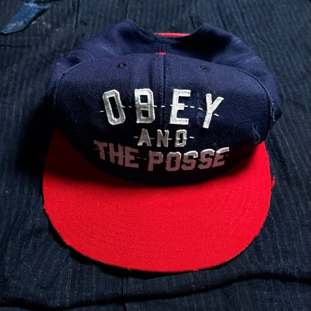 오베이 Obey and The Posse 사시코 디스트레스트 스냅백 OS
