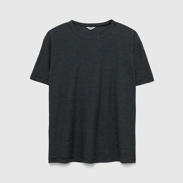 [2] nwt 엔더블유티 스트라이프티셔츠 블랙