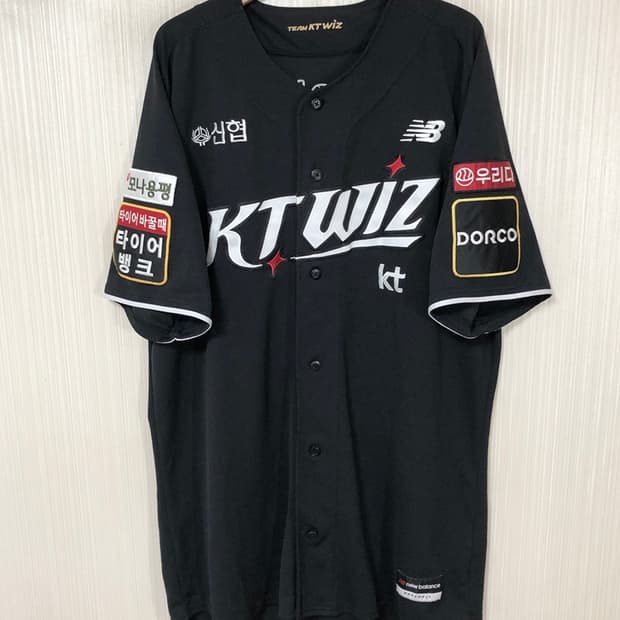  KBO 뉴발란스 KT위즈 선수실착 원정유니폼/져지 4XL #54 조이현