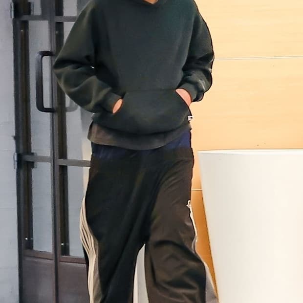 빈티지 러셀 애슬래틱 후드 블랙