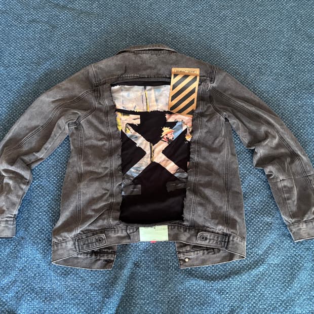 버질 아블로 오프화이트 데님자켓 급처