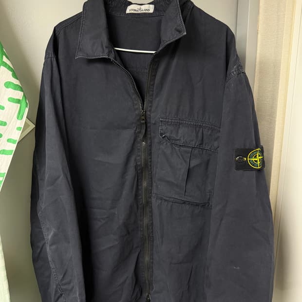 스톤아일랜드 올드이펙트 오버셔츠 3xl