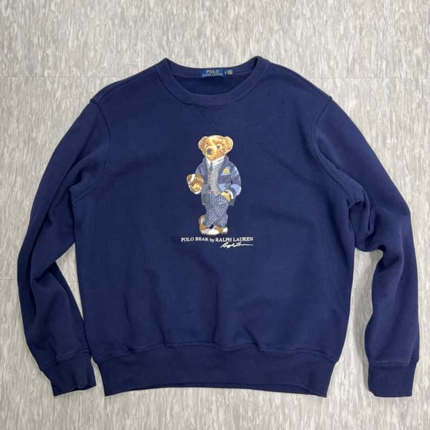 폴로 베어 기모 맨투맨