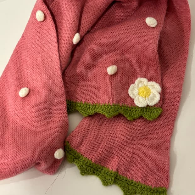 모리걸 하구미 아오이유우 딸기 목도리