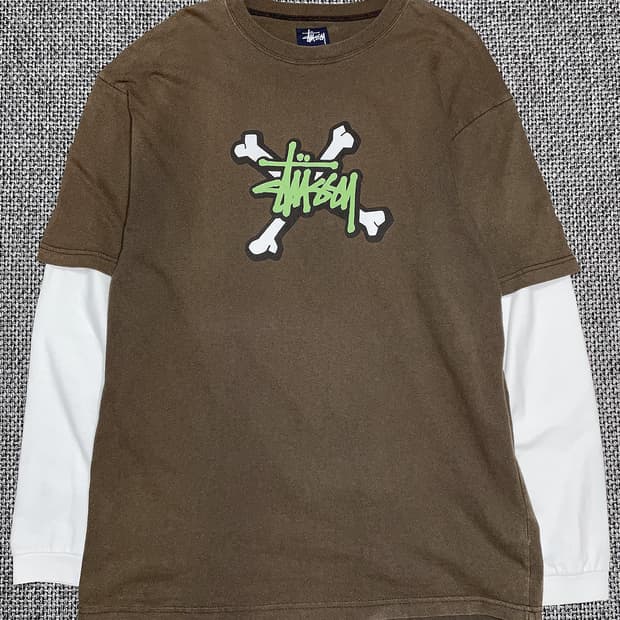 stussy Long Sleeve Tee 스투시 긴팔