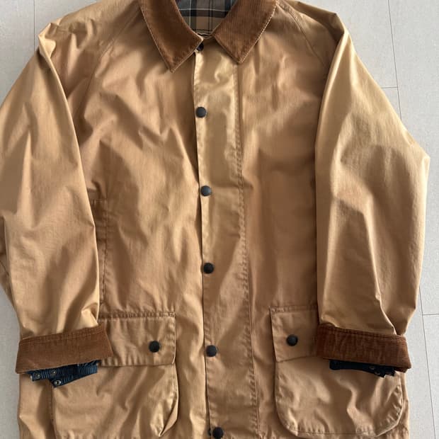 바버 뷰포트 라이트 베이지 자켓