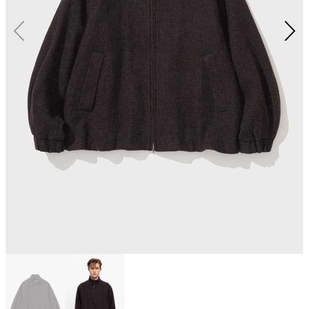 shirter 셔터 울 해링턴 자켓 퍼플