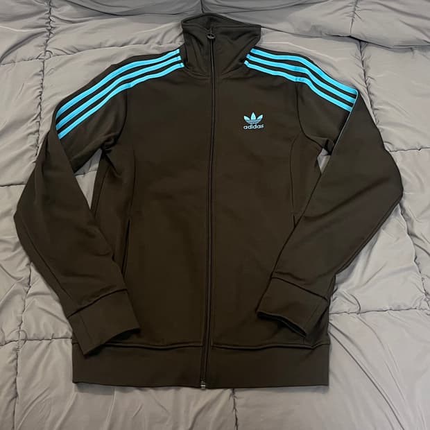 아디다스 민트초코 져지 트랙탑 브라운 95