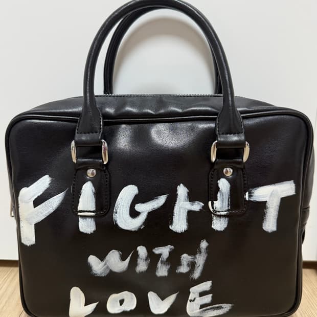 꼼데가르송 걸 페인트백 블랙