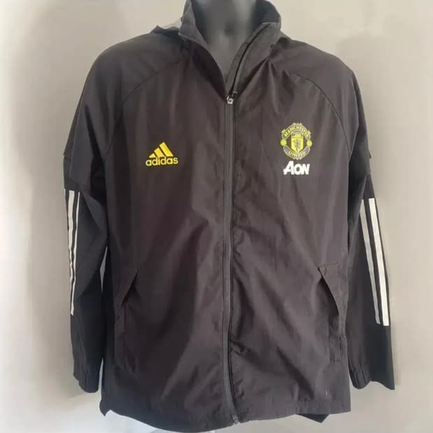 맨체스터 유나이티드/맨유 져지 바람막이 자켓, 사이즈 L