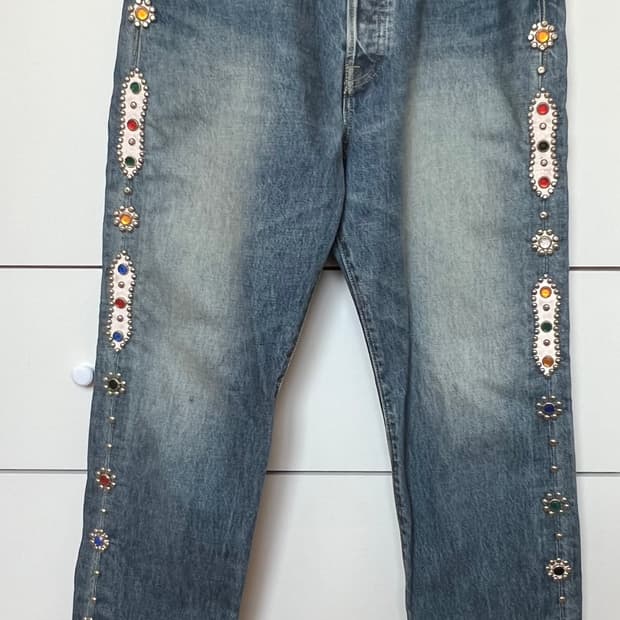 캐피탈 14온즈 데님 5P 몽키 시스코 잼스톤 팬츠 인디고