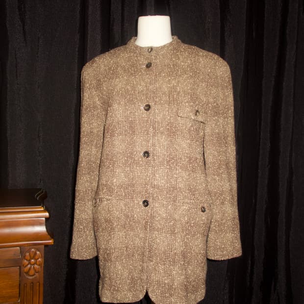 90s italy  stand collar jacket 