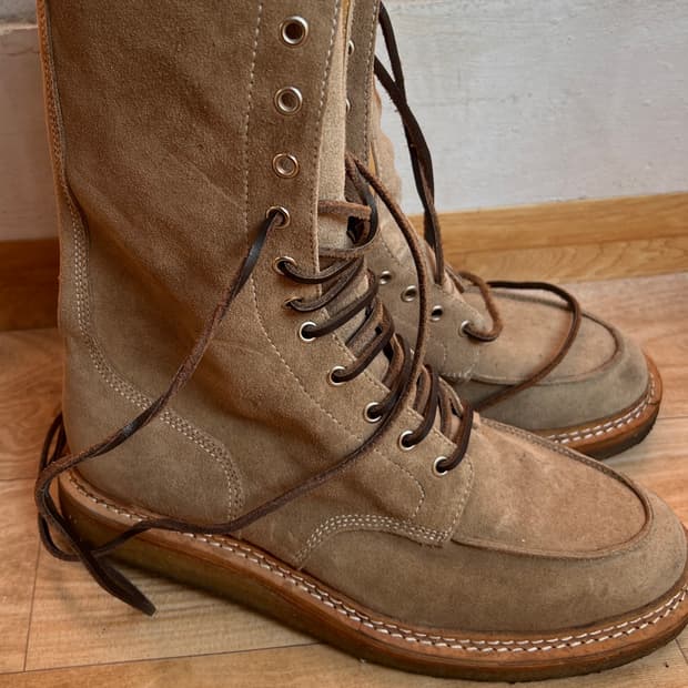 스웨이드 롱 부츠 270