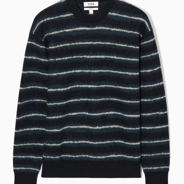 COS 코스 스프라이트 보일드 울 스웨터 니트 L