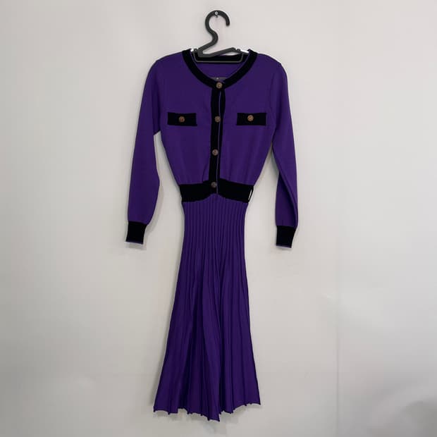 샤틴 니트 원피스