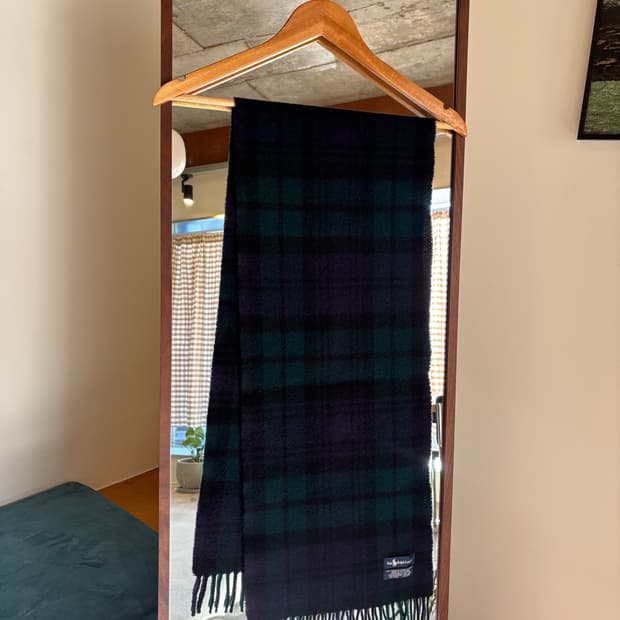 폴로 랄프로렌 타탄체크 머플러