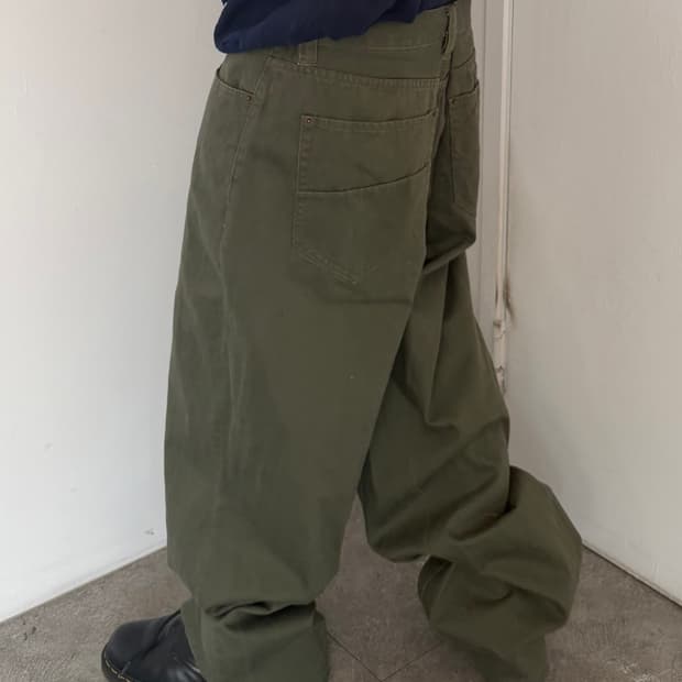 빈티지 자수 힙합팬츠