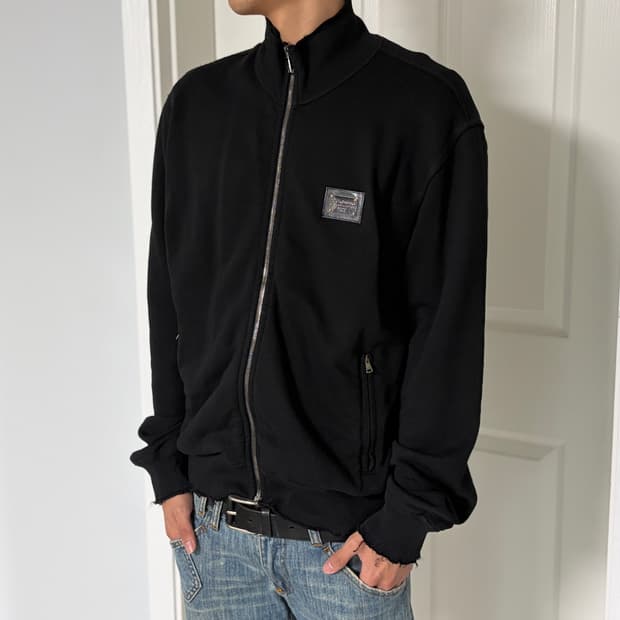 2010s 돌체앤가바나 디스트레스드 로고 져지