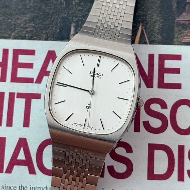 Seiko 세이코 쿼츠 스퀘어 1988