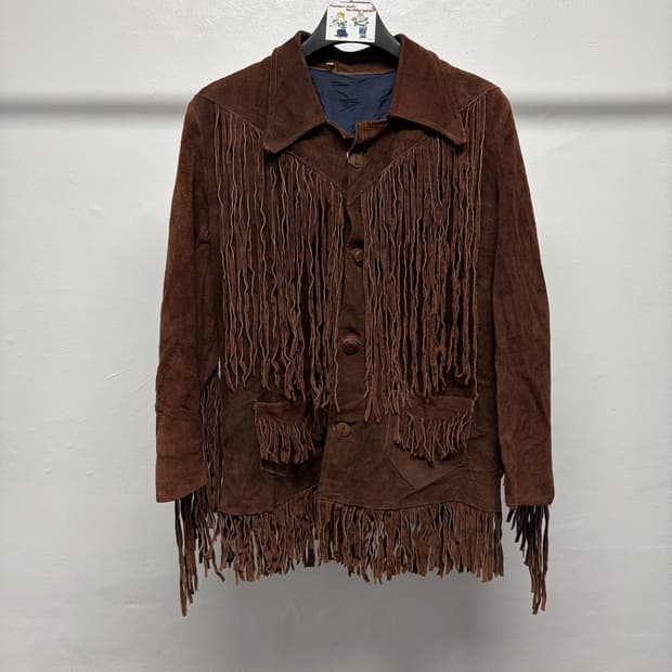 빈티지 스웨이드 프린지 자켓 2