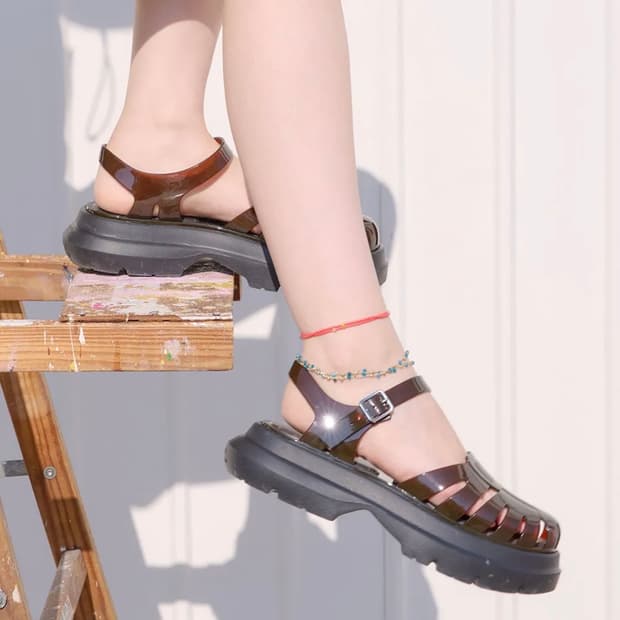 락피쉬웨더웨어 GLAIR PLATFORM FISHERMAN SANDALS