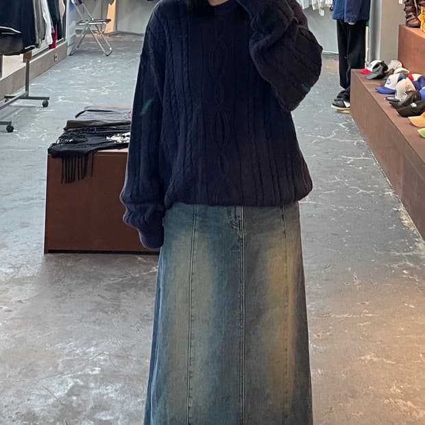 크리스찬 디올 케이블 니트 H1100