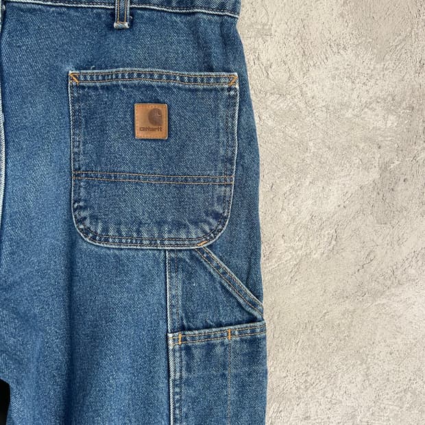 칼하트 싱글니 데님워크팬츠