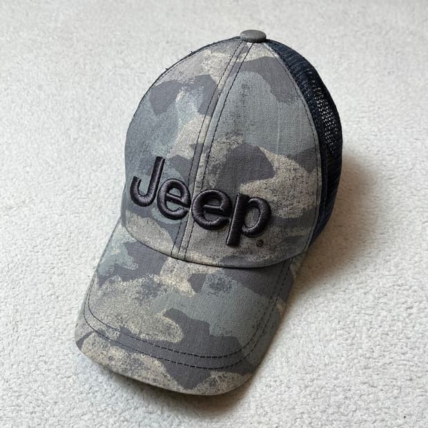 지프 JEEP 우드랜드 카모 트러커 볼캡 A1888