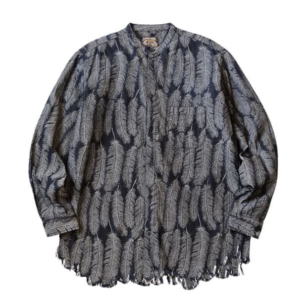 [4]캐피탈 맥파이 데님 스탠드 셔츠