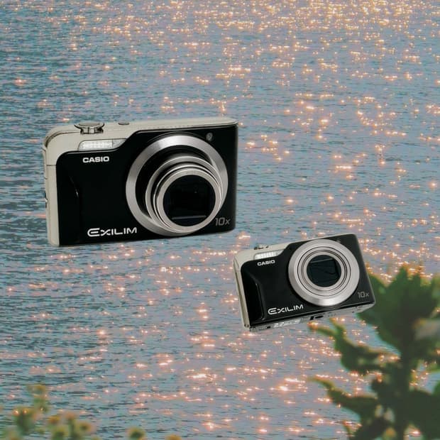 메이크업모드!) 카시오 엑슬림 h10 Exilim 빈티지 디카