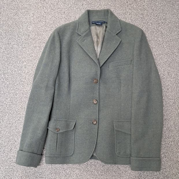 폴로 헤링본 자켓