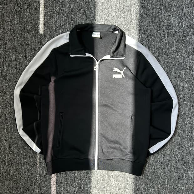 퓨마 블랙 트랙탑 져지