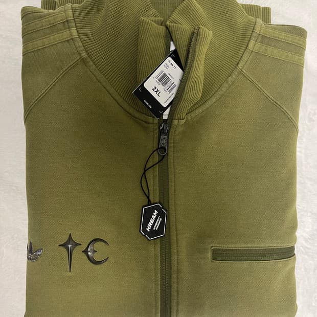[2XL]아디다스 x 떠그클럽 트랙탑 올리브 새상품